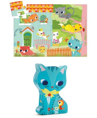Djeco Pachat the Cat and Friends Puzzle 24pc