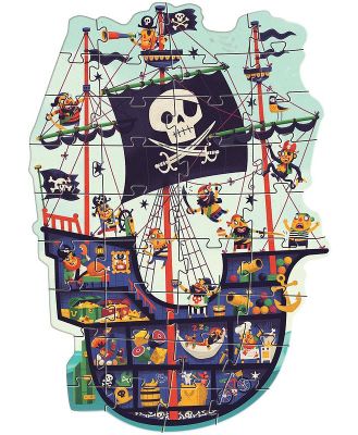 Djeco The Pirate Ship Giant Puzzle 36pc