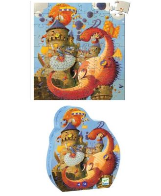 Djeco Valiant and the Dragon Puzzle 54pc