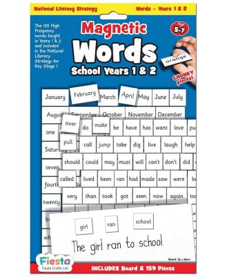 Magnetic Words and Board Grade 1 and 2