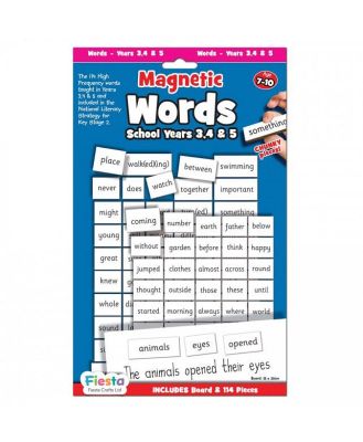 Magnetic Words and Board Grades 3,4 and 5