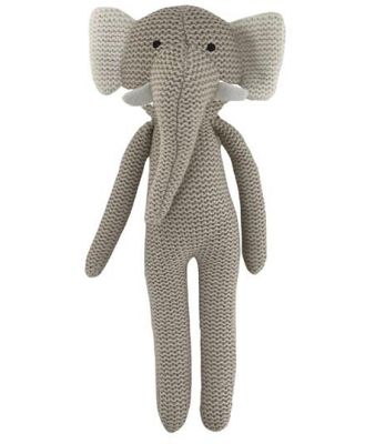 Knitted Elephant Rattle
