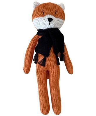 Knitted Fox Rattle