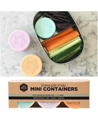 Ever Eco Stainless Steel Pastel Mini Containers