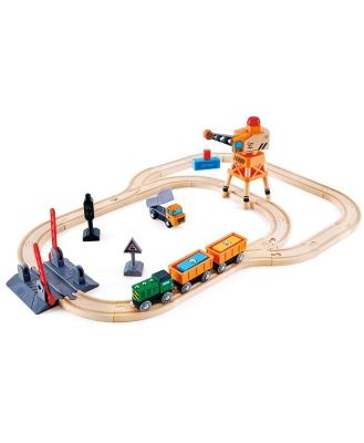 Hape Crossing & Crane Set