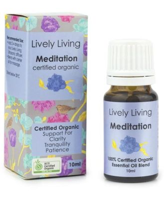 Lively Living 100% Certified Organic Essential Oil Meditation