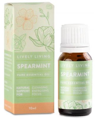 Lively Living 100% Certified Organic Essential Oil Spearmint