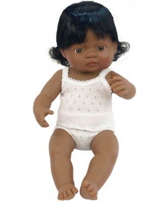 Miniland - Latin American Hispanic Baby Girl Doll