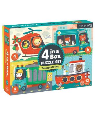 4 in a Box Puzzle Set Transportation