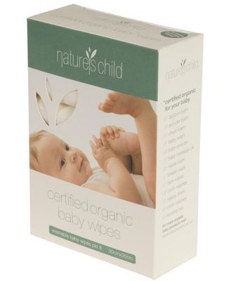 Nature's Child Certified Organic Cotton Washable Baby Wipes