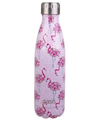 Oasis Kids Insulated Stainless Steel Drink Bottle (500ml) Flamingos