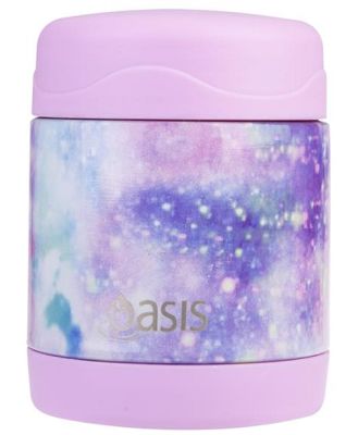 Oasis Kids Stainless Steel Double Wall Insulated Kids Food Flask (300ml) Galaxy