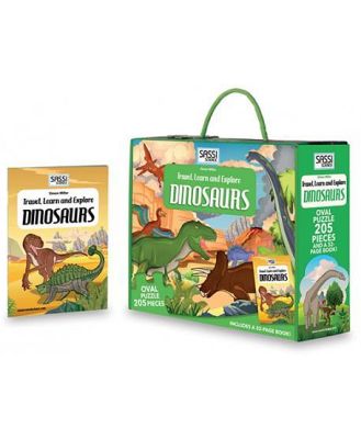 Dinosaur Puzzle 205pc and Book