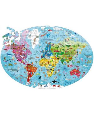 Earth 205pc Oval Puzzle and Book
