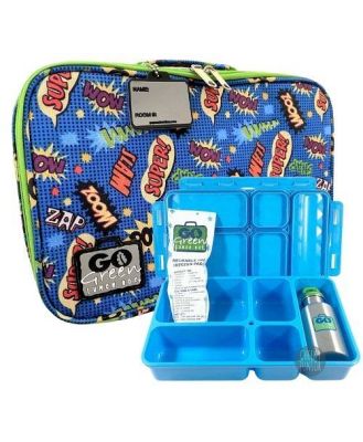Superhero Go Green Lunch Box Set