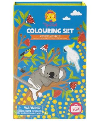 Aussie Animals Colouring Set