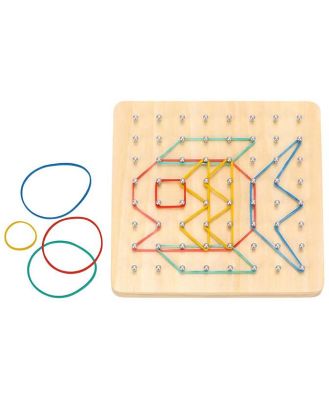 Creative Rubber Band Geoboard Pattern Puzzle Game