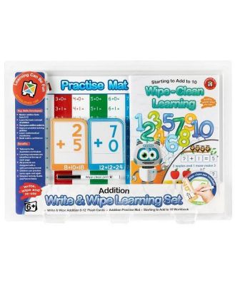 Write and Wipe Learning Set Addition Skills