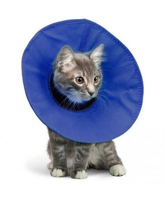 3 x KONG EZ Soft Elizabethan Medical Collar for Cats & Small Dogs [Size: