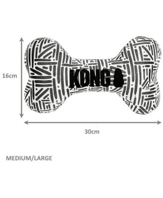 3 x KONG Maxx Bone Puncture Resistant Plush Dogs Toy -
