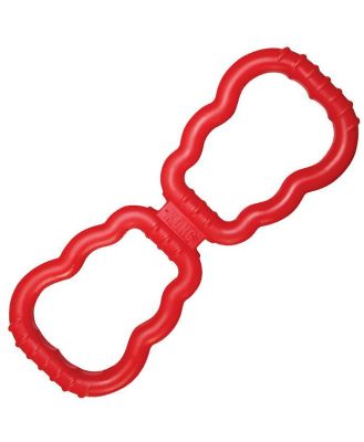 4 x KONG Tug Interactive Natural Rubber Dog Toy with Double Handles