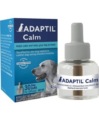 Adaptil Calm Home Diffuser Refill - Pheromones for Anxious Dogs - Refill Bottle 48ml