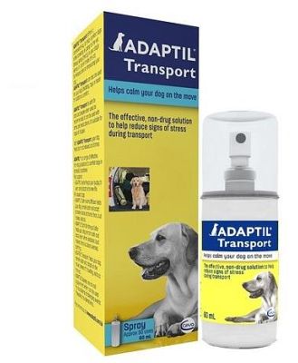 Adaptil Transport Spray Calming Pheromones for Anxious Dogs - Reduce Anxiety 60mL