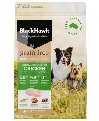 Black Hawk Grain Free Chicken for Adult Dog Food 7kg