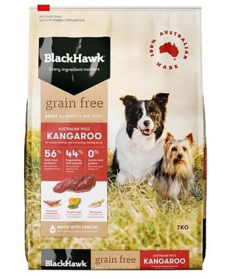 Black Hawk Grain Free Kangaroo Adult Dry Dog Food 7kg