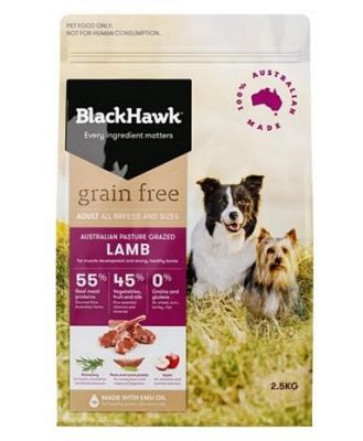 Black Hawk Grain Free Lamb Adult Dog Food 7kg