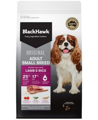 Black Hawk Lamb & Rice Dry Dog Food for Small Breeds 10kg