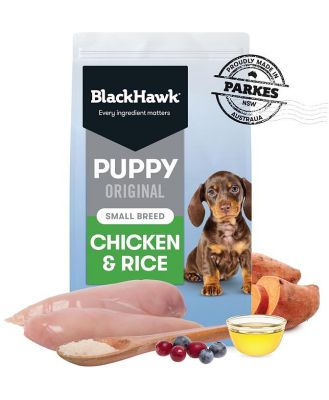 Black Hawk Original Chicken & Rice Puppy Dry Dog Food - Small Breeds - 10kg