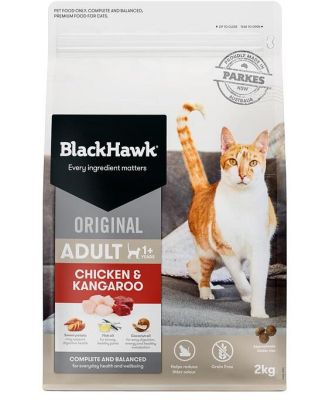 Black Hawk Original Dry Cat Food Chicken Kangaroo 2kg