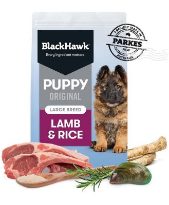 Black Hawk Original Lamb & Rice Puppy Dry Dog Food for Large Breeds - 20kg