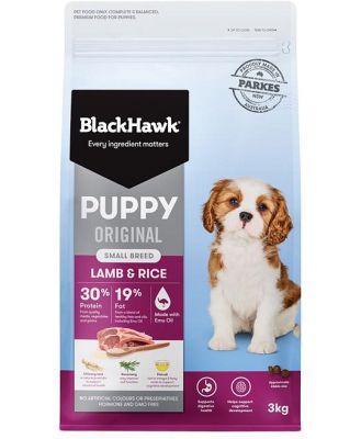 Black Hawk Original Lamb & Rice Puppy Dry Dog Food for Small Breeds - 10kg