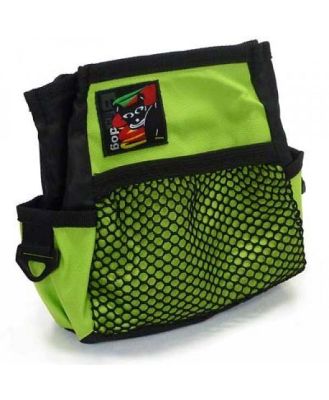 Black Dog Treat & Training Tote Bag with Adjustable Belt - Green