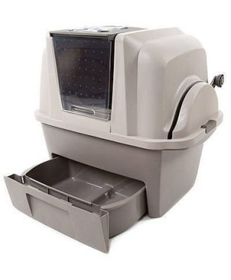 Smartsift Enclosed Semi-Automatic Cat Litter Sifter with Sift Lever