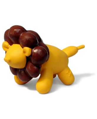 Charming Pet Latex Squeaker Dog Toy - Yellow Balloon Lion -