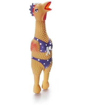 Charming Pet Squawkers Extreme Squeaker Latex Dog Toy - Henrietta -