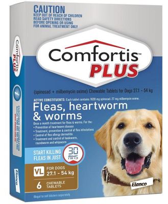 Comfortis PLUS 27.1-54kg [Colour: Brown] 6 Pack