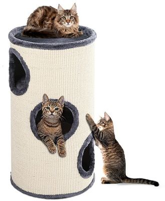 Cat Tree 70cm Trees Scratching Post Scratcher Tower Condo House Furniture Wood