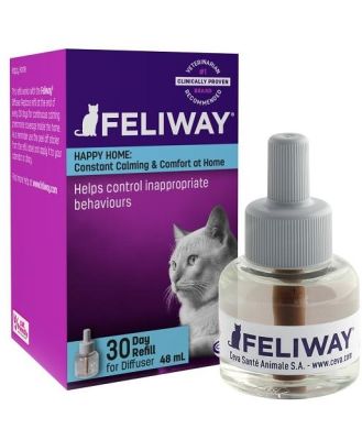 Feliway Calming Pheromone for Cats - 48ml Refill Bottle for Plug in Diffuser