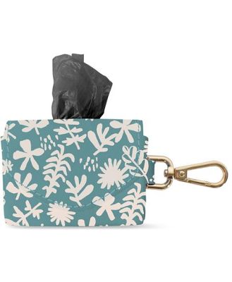 Fringe Studio Desert Flower Faux Leather Waste Poo Bag Holder Keychain