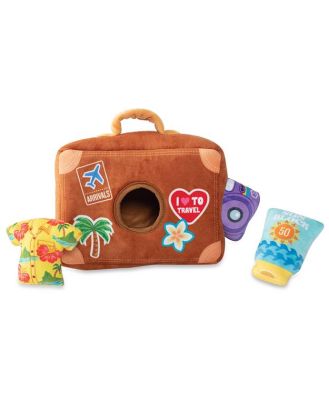 Fringe Studio Plush Squeaker Dog Toy - Pack Your Bags