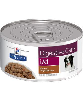 Hills Prescription Diet i/d Digestive Care Chicken & Vegetable Stew Dog Food 156g x 24 Cans