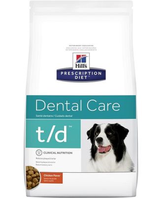 Hills Prescription Diet t/d Dental Care Dry Dog Food 11.3kg