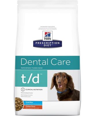Hills Prescription Diet t/d Small Bites Dental Care Dry Dog Food 2.25kg