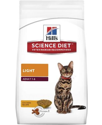 Hills Science Diet Adult Light Dry Cat Food 3.5kg