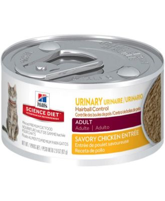 Hills Science Diet Adult Urinary Hairball Control Cat Food 82g x 24 Cans