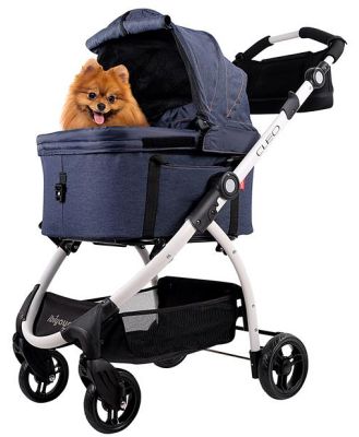Ibiyaya CLEO Multifunction Pet Stroller & Car Seat Travel System - Blue Jeans